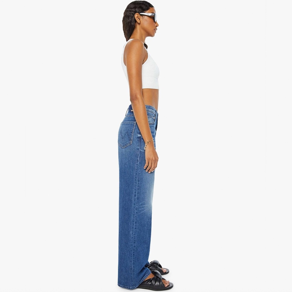 Mother Denim The Spinner Zip Sneak Jeans, Paint The Town, 24 - Picture 2 of 3